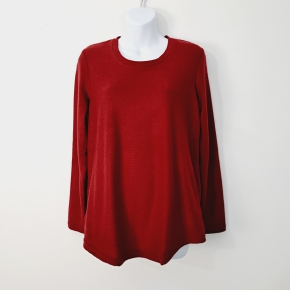 Kindred‎ Bravely Waffle Knit Fleece Nursing & Maternity PJ Top Size S NEW - Picture 2 of 11